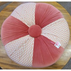 Pink Velvet Tuffet