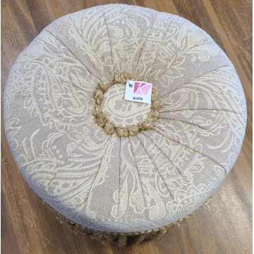 Paisley Bullion Fringe Tuffet